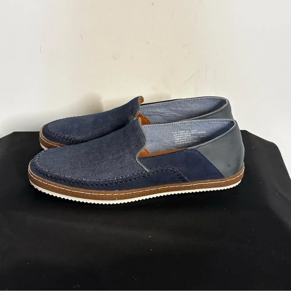 Bar III Finch Men's Espadrillas Navy Sz 8